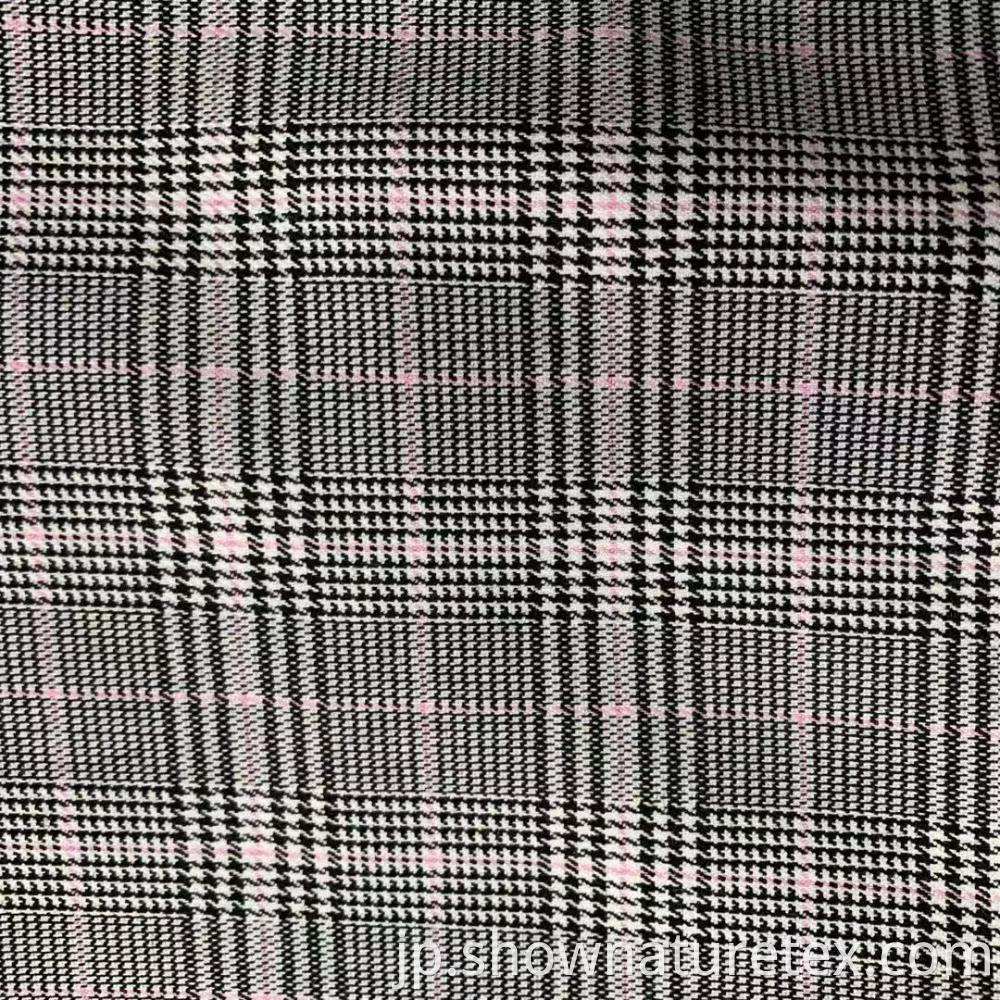 High Stretch Check Fabric for Pants